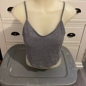PINK Victoria's Secret Gray Camisole Top